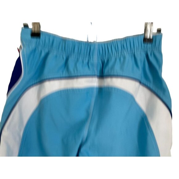 Boy's Swim Trunks Black Dog Size 16/18 Light Blue Black - Picture 4 of 7
